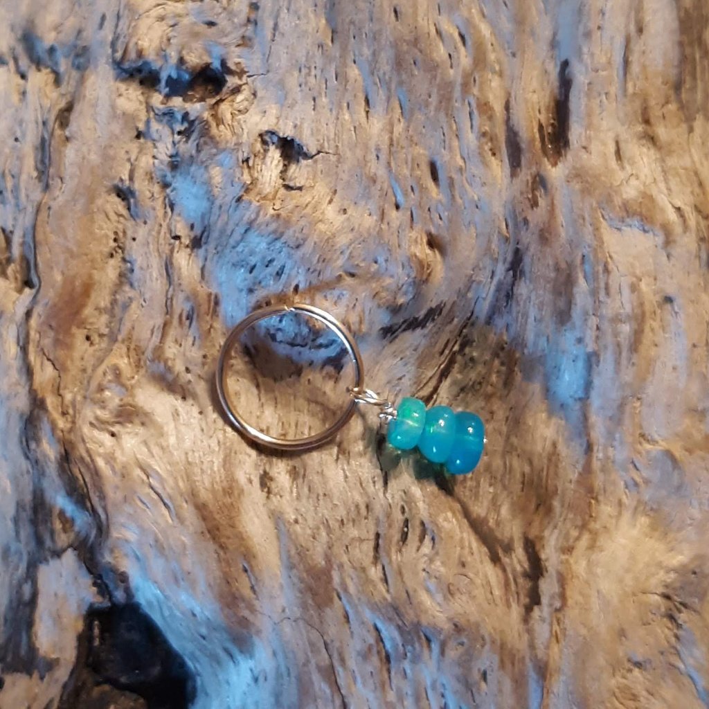 Gold Paraiba Blue Opal BellyBrowTragus Ring Hoop 12mm 12$